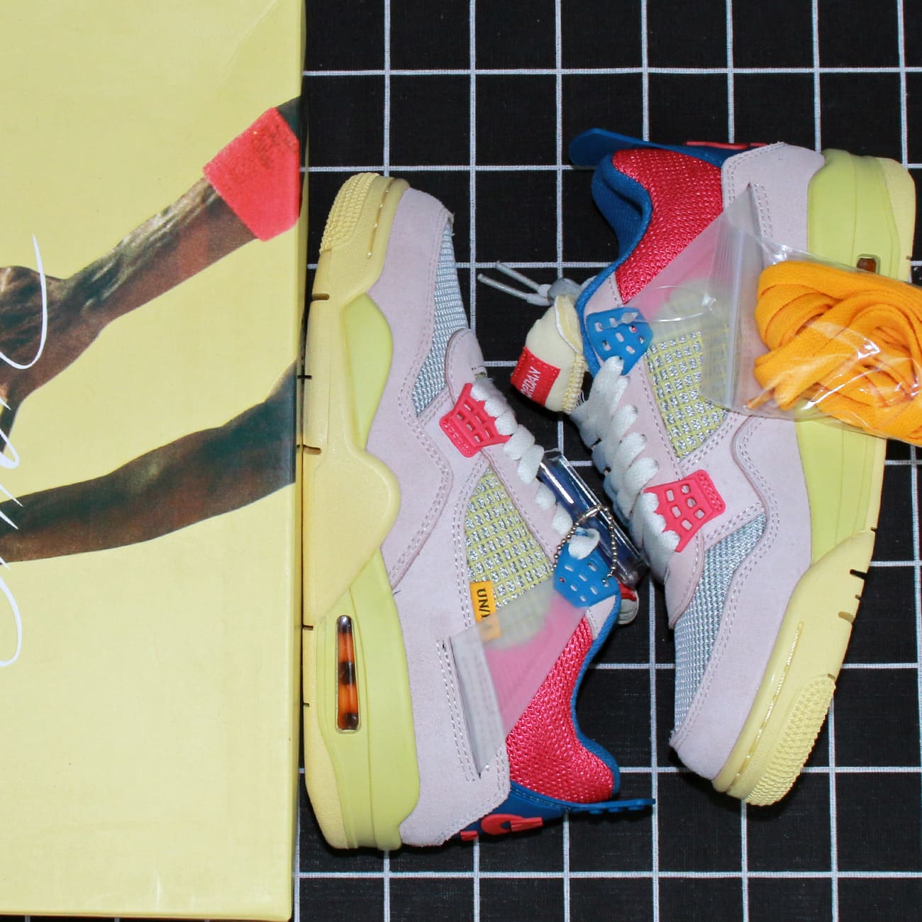 Jordan 4 Retro Union Guava Ice Replica