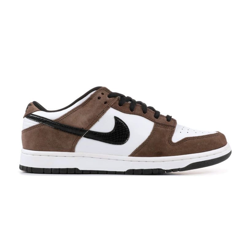 Nike SB Dunk Low White Black Trail End Brown Replica