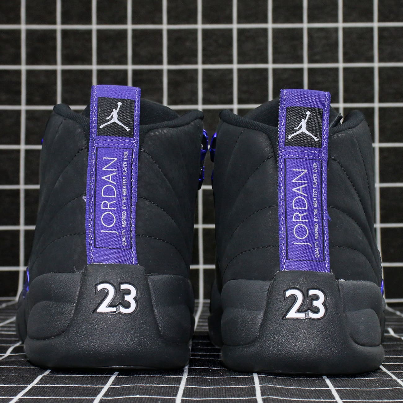Jordan 12 Retro Black Dark Concord Replica