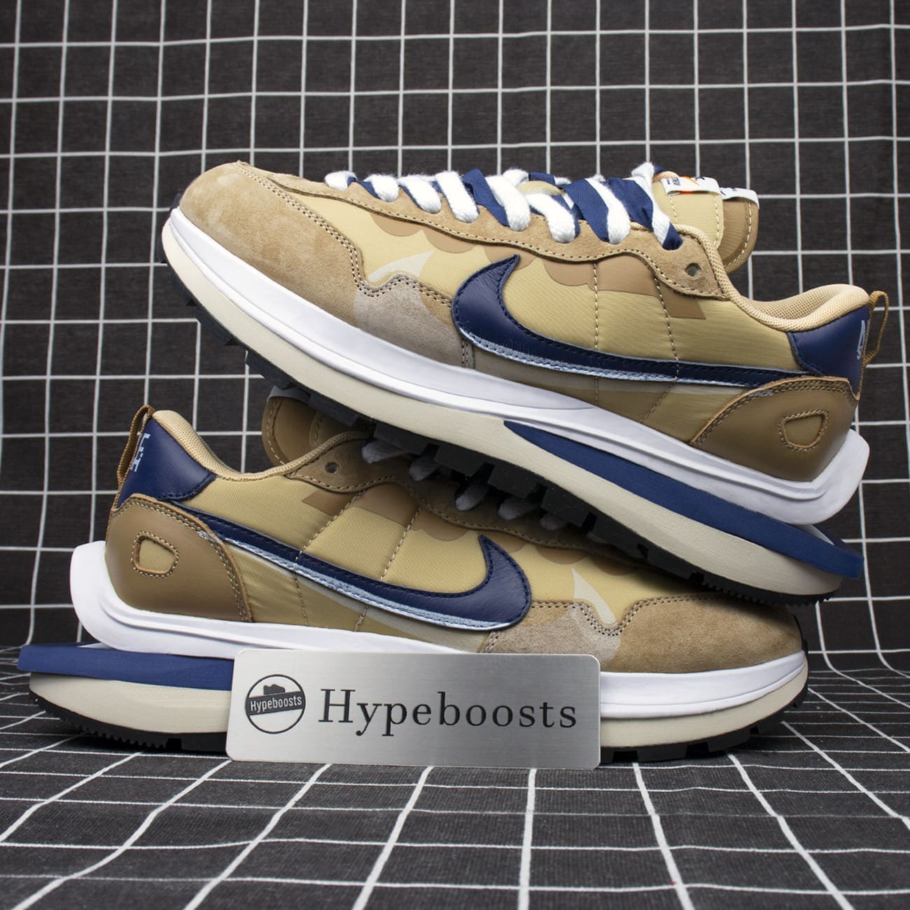 Sacai x Nike VaporWaffle “Sesame Blue Void” Replica