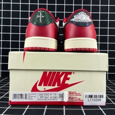 Travis Scott x Air Jordan 1 TS White Black University Red Replica