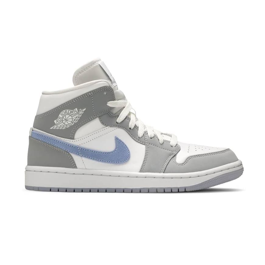 Air Jordan 1 Mid Wolf Grey Aluminum Replica