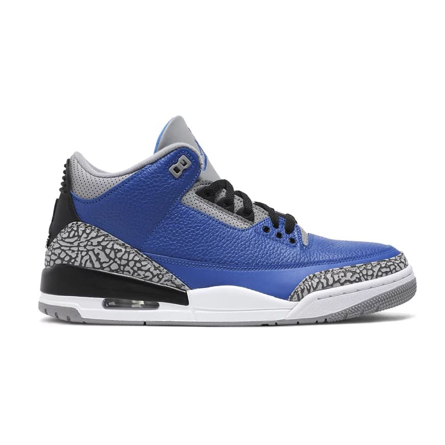 Jordan 3 Retro Varsity Royal Cement Replica