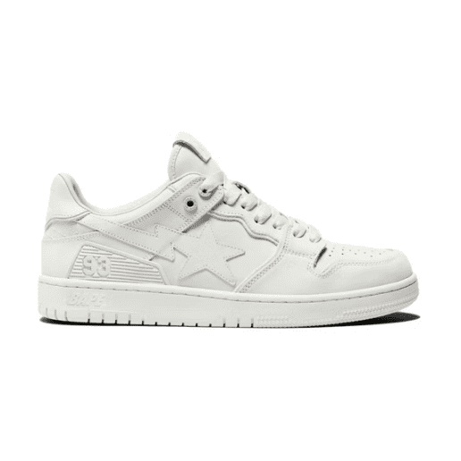 A Bathing Ape Bape Sk8 Sta Triple White Replica