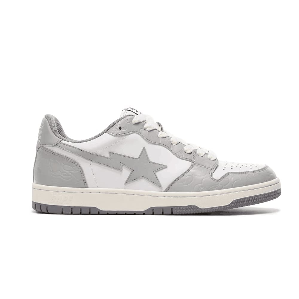 A Bathing Ape Court Sta Light Grey Cream Replica
