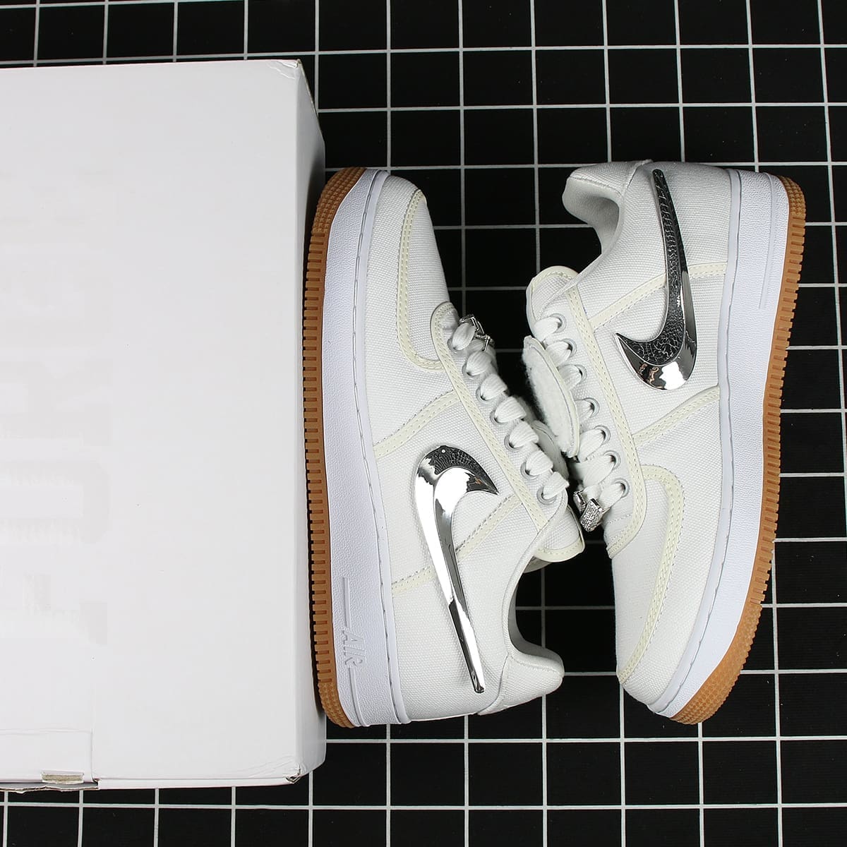 Nike Air Force 1 Low Travis Scott Sail Replica