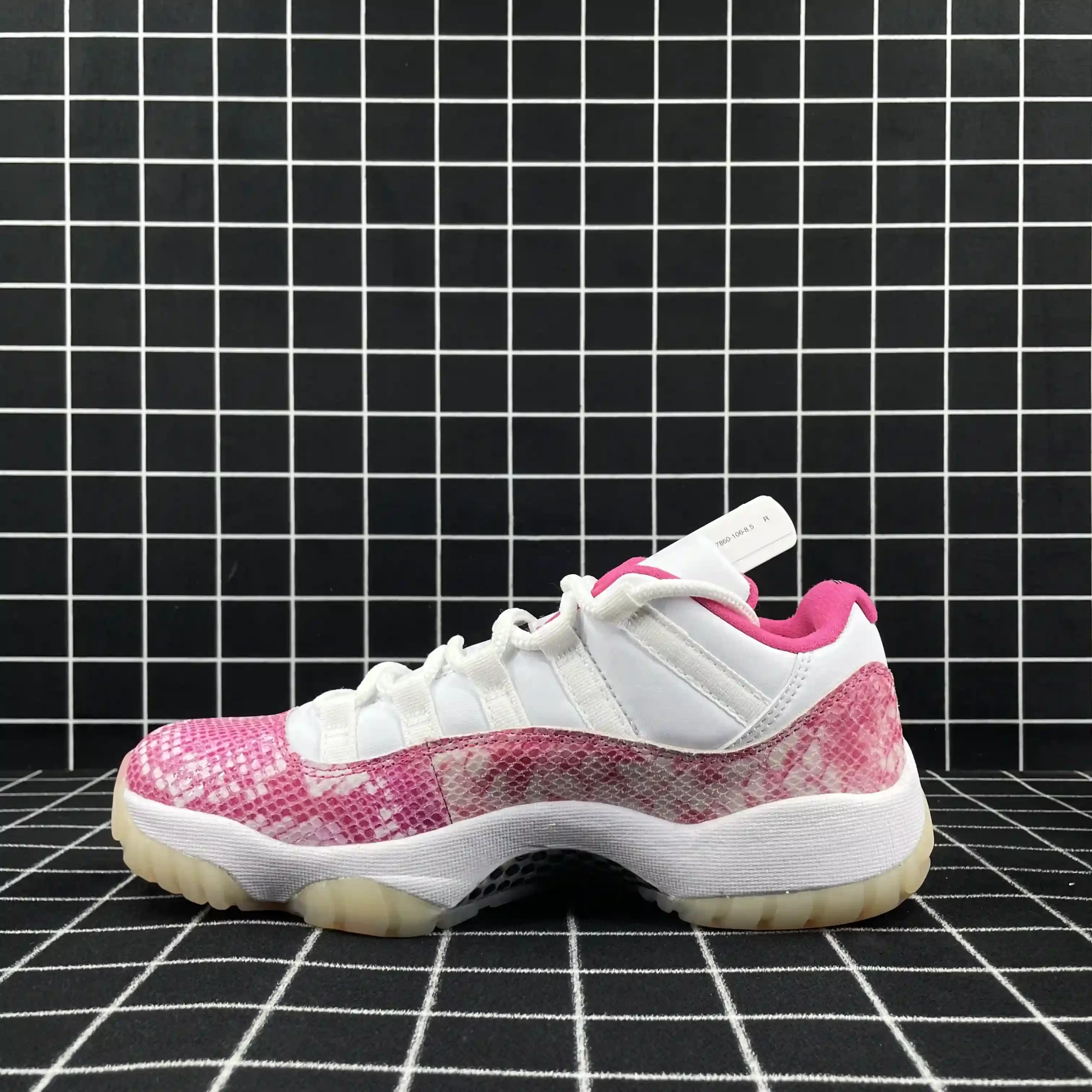 Jordan 11 Retro Low Pink Snakeskin Replica