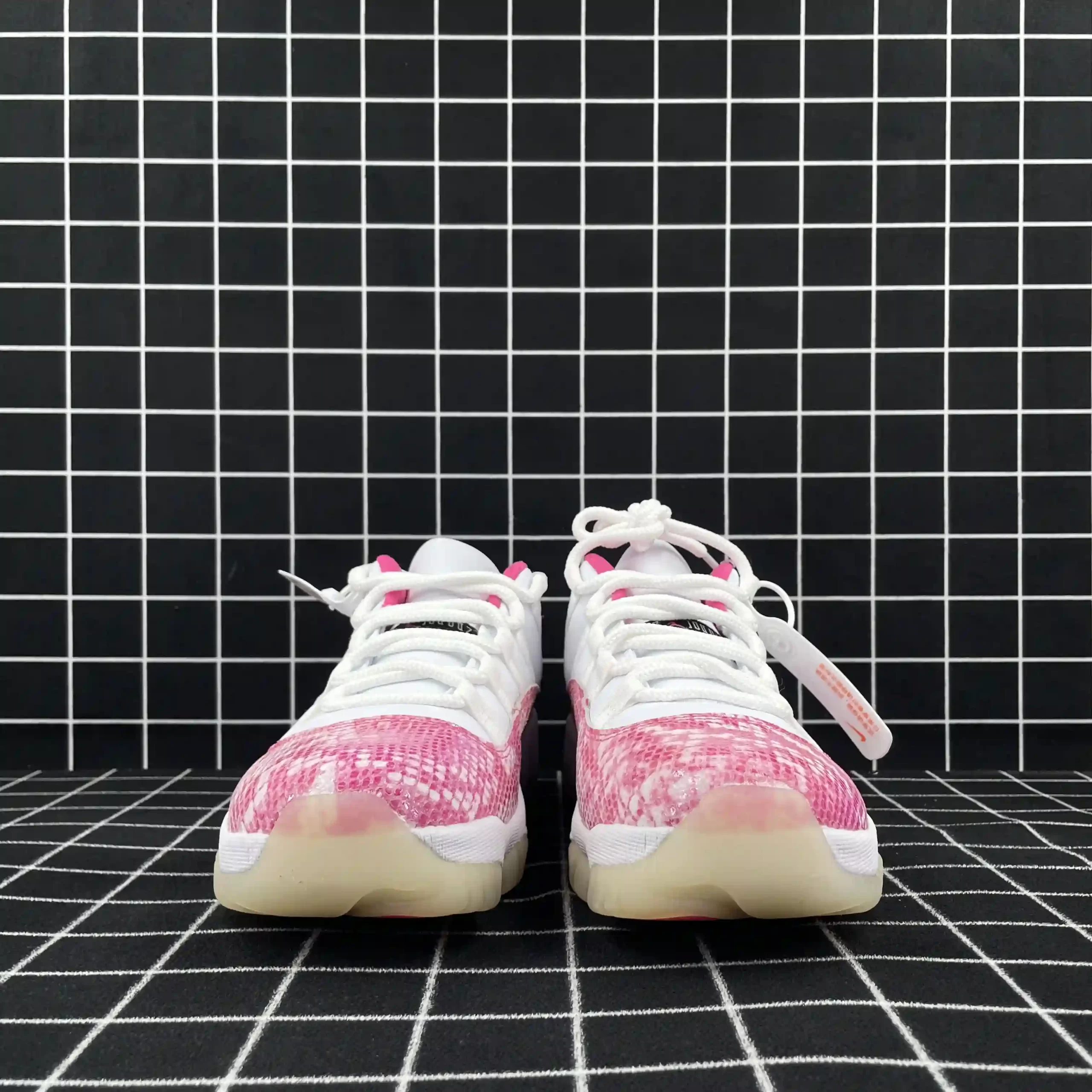 Jordan 11 Retro Low Pink Snakeskin Replica