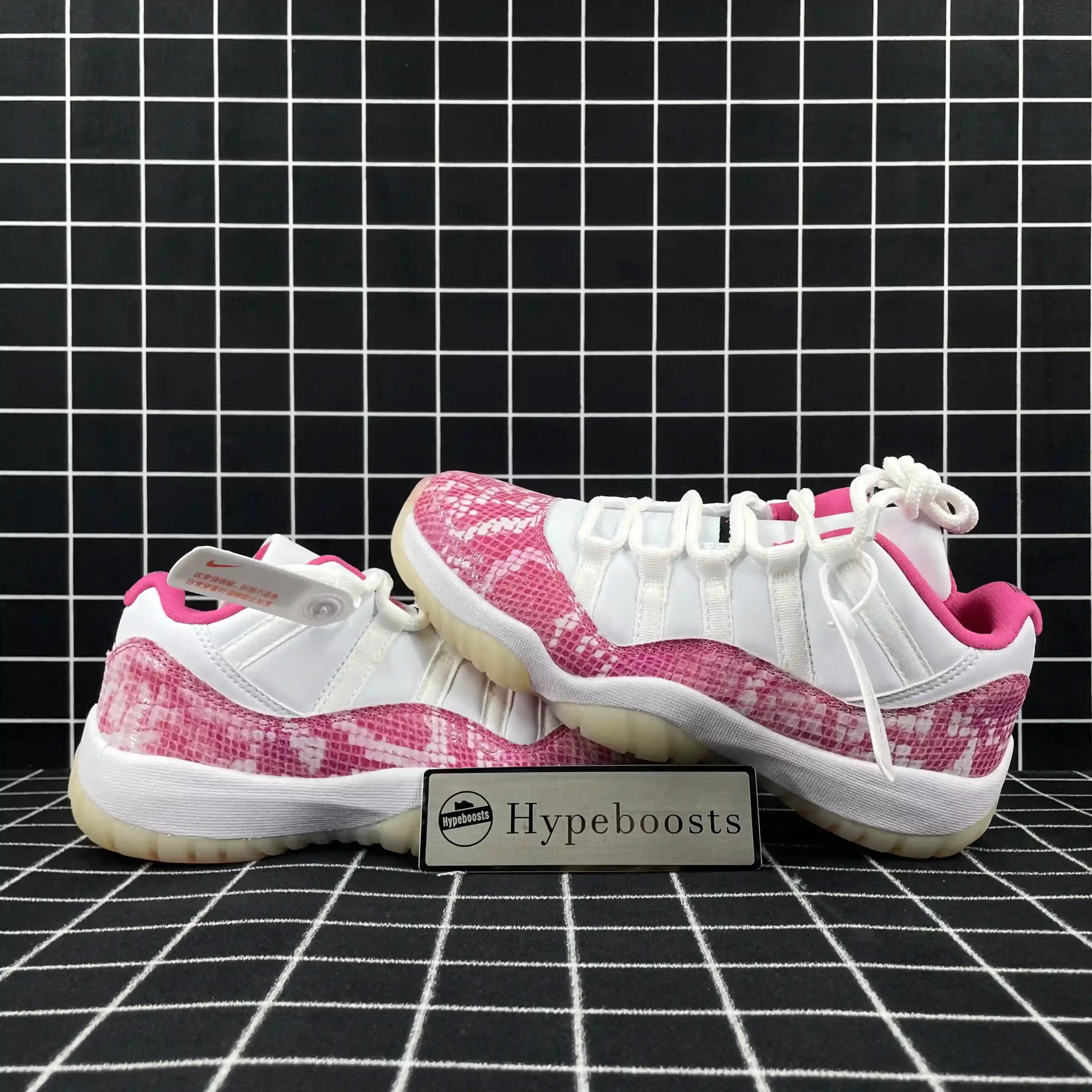 Jordan 11 Retro Low Pink Snakeskin Replica
