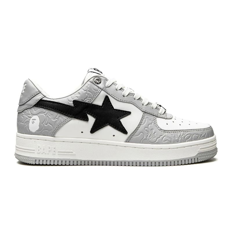 A Bathing Ape Bape Sta Low Grey Black Replica
