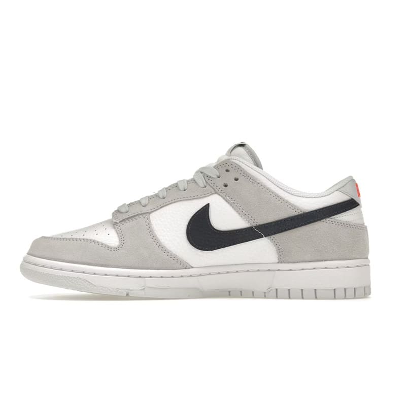 Nike Dunk Low White Grey Navy Aqua Mini Swoosh Replica