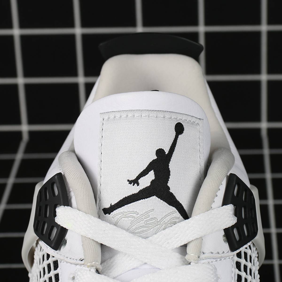 Jordan 4 Retro Military Black Replica