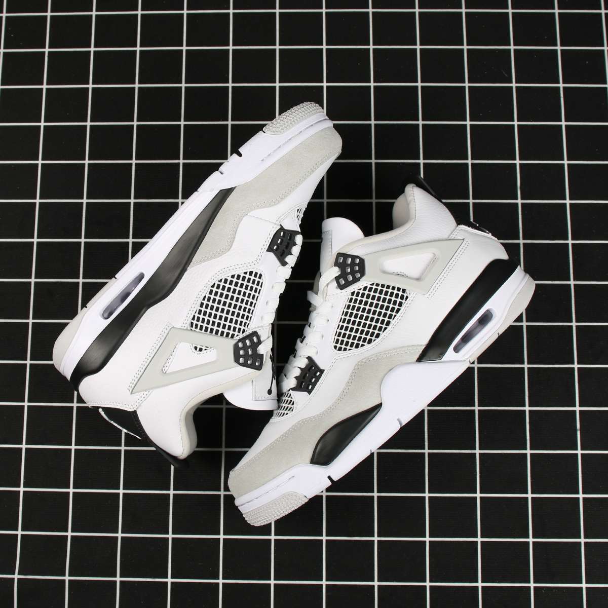 Jordan 4 Retro Military Black Replica
