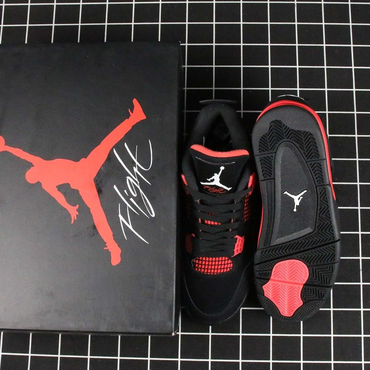 NK Air Jordan 4 Retro Red Thunder Replica
