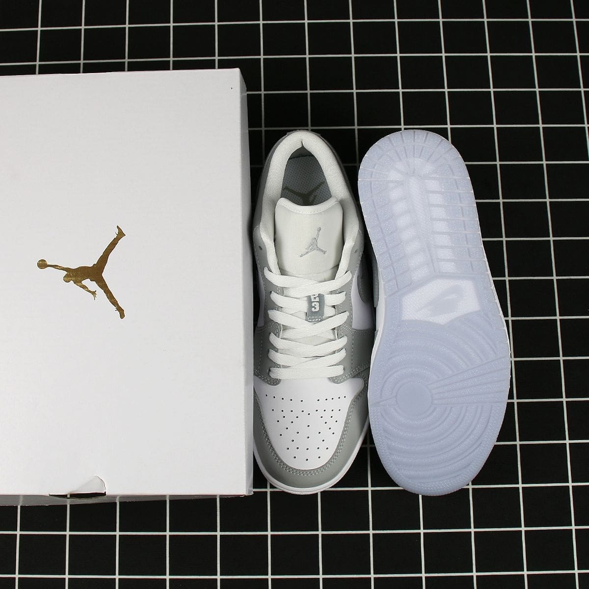 Jordan 1 Low Wolf Grey Replica
