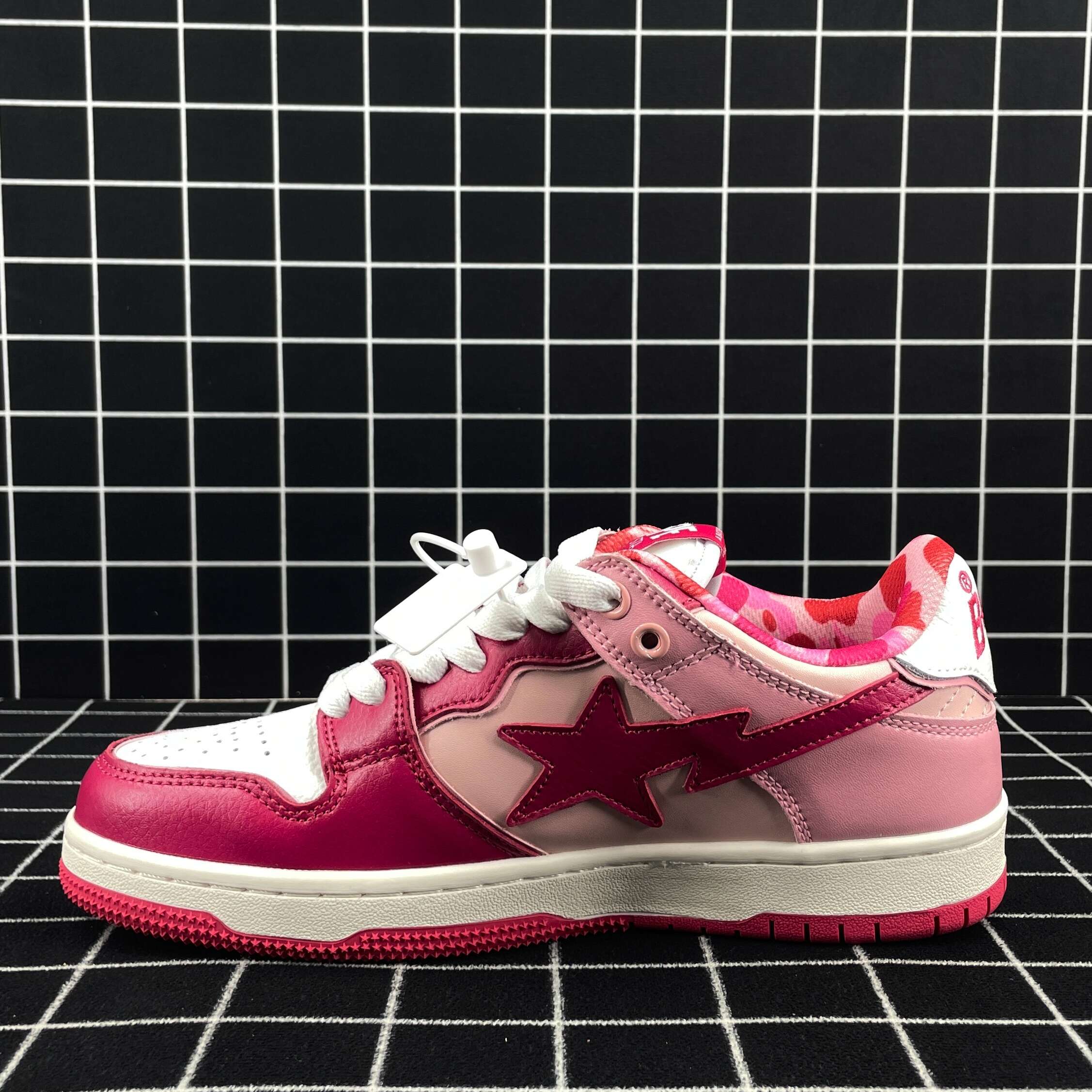 A Bathing Ape Bape Sk8 Sta ABC Camo Pink (2022) Replica