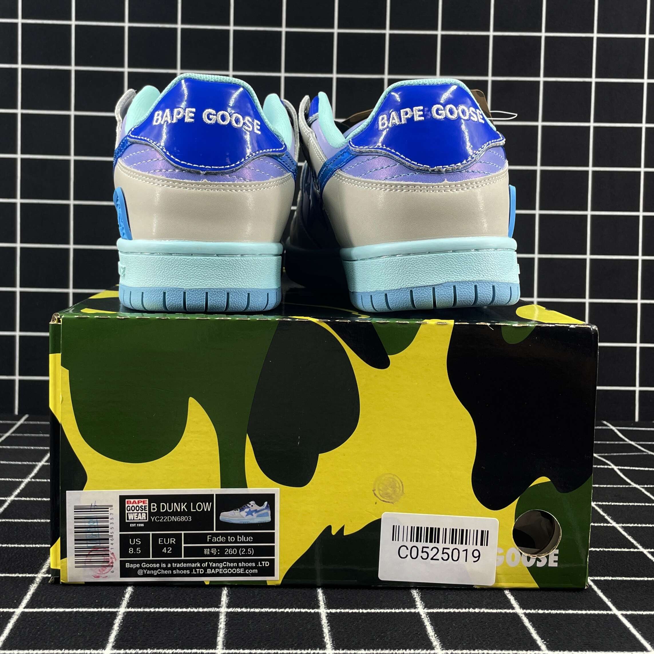 A Bathing Ape Bape Sk8 Sta Blue Replica