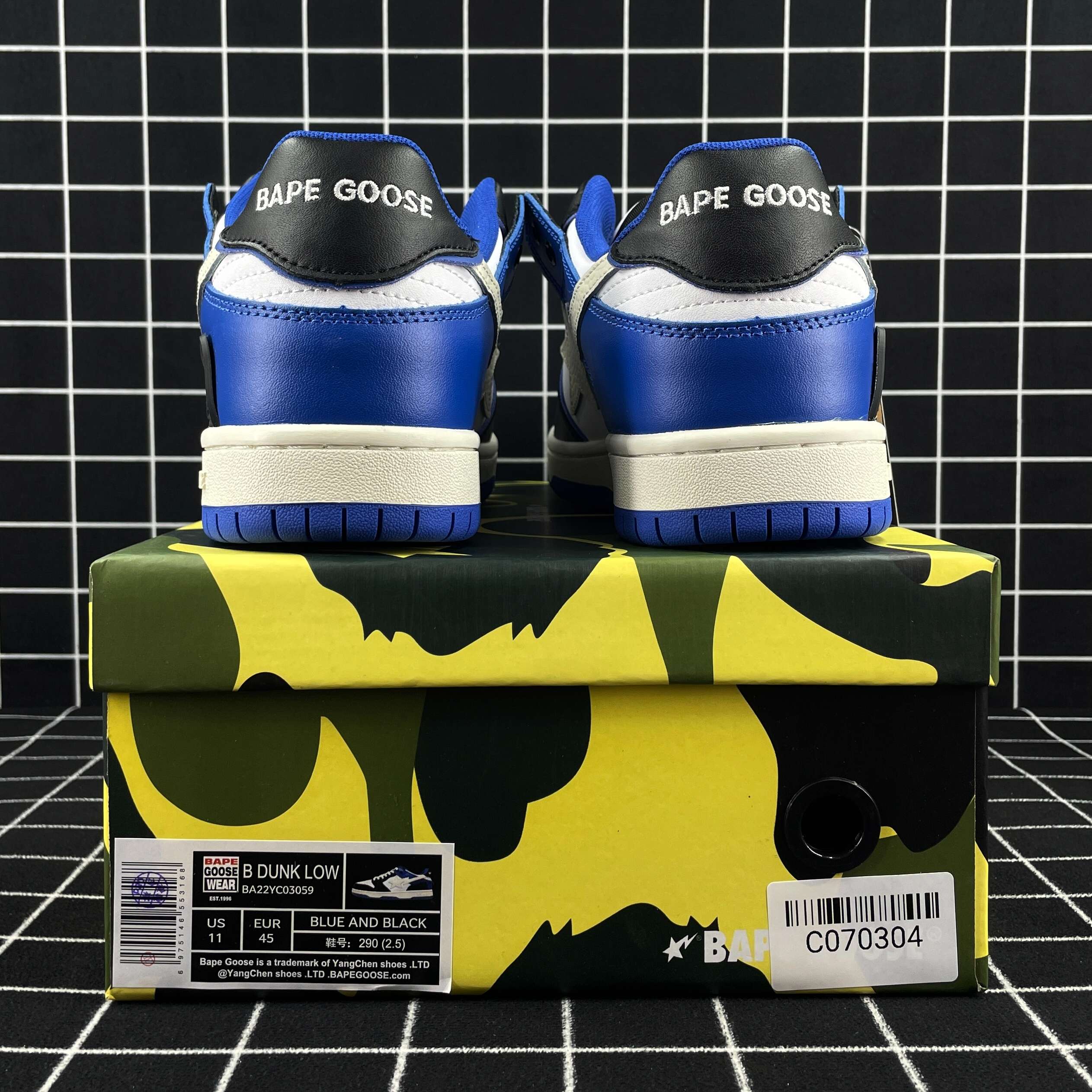 A Bathing Ape Bape Sk8 Sta White Blue Replica