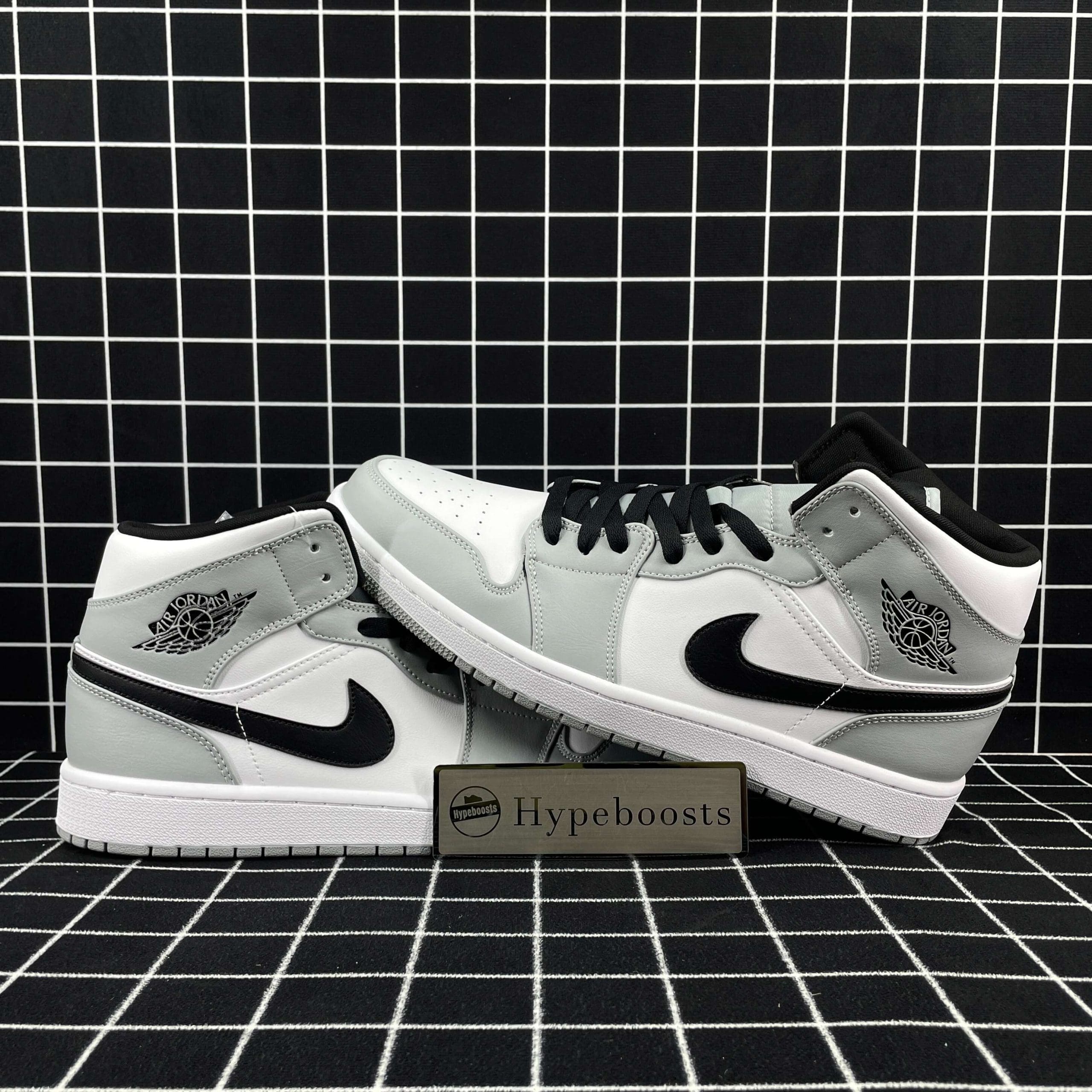 Air Jordan 1 Mid Light Smoke Grey Replica