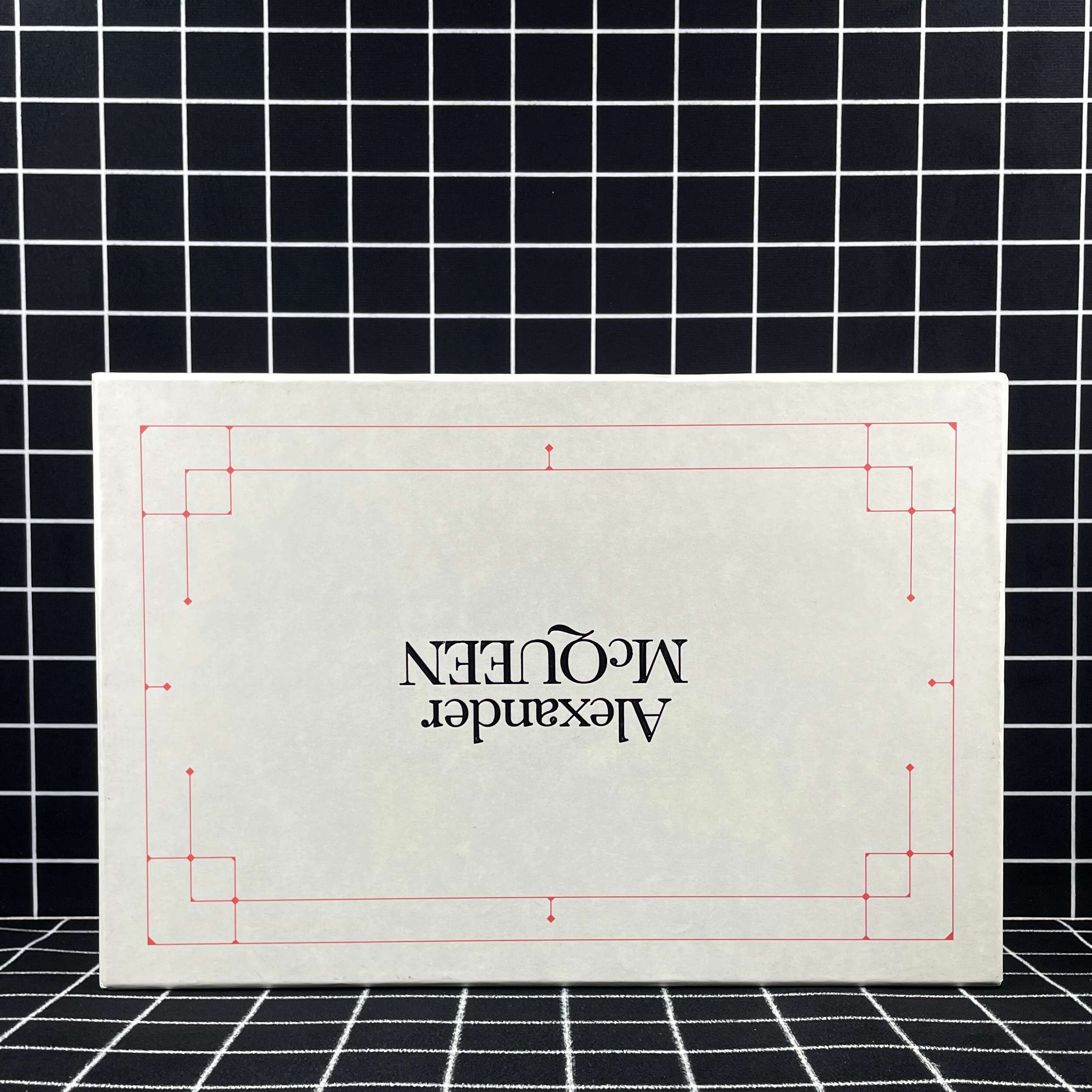 Alexander McQueen Oversized Sneaker White Smooth Calf Leather with Worker Blue Suede Heel Replica