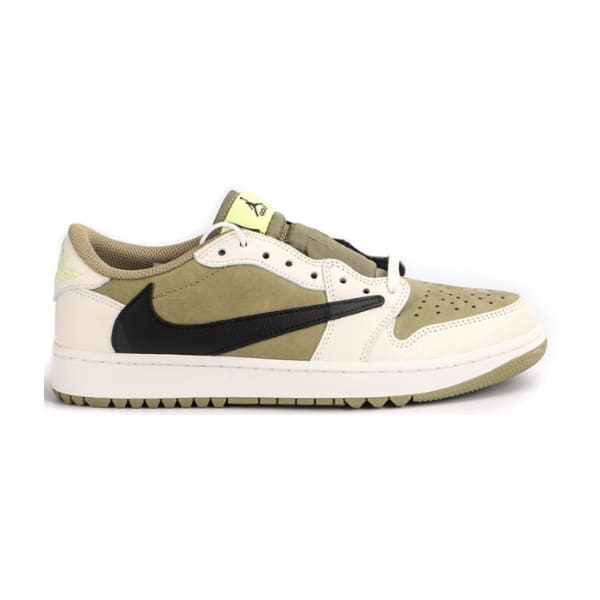 Jordan 1 Retro Low Golf Travis Scott Neutral Olive Replica