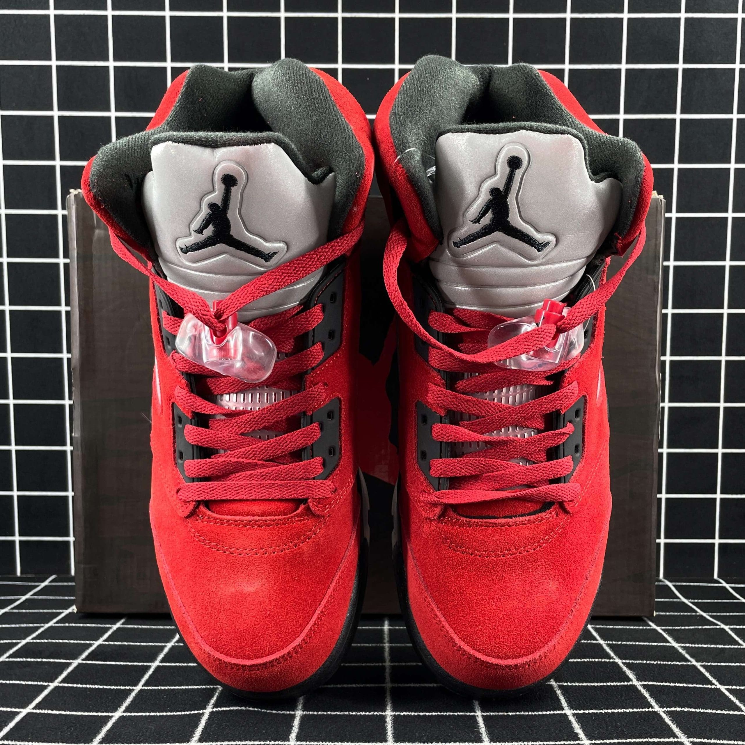 Jordan 5 Retro DMP Raging Bull Red Suede Replica