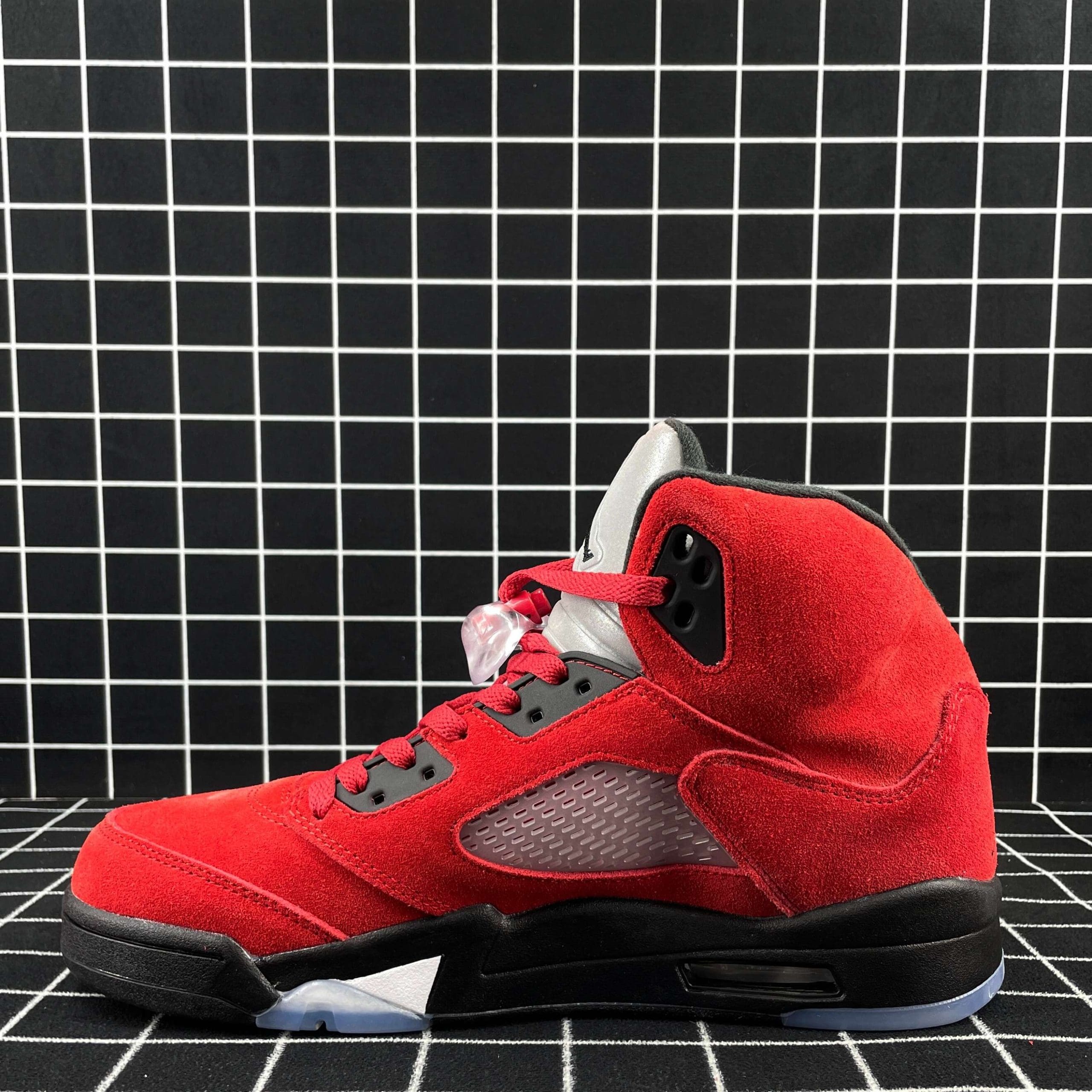 Jordan 5 Retro DMP Raging Bull Red Suede Replica