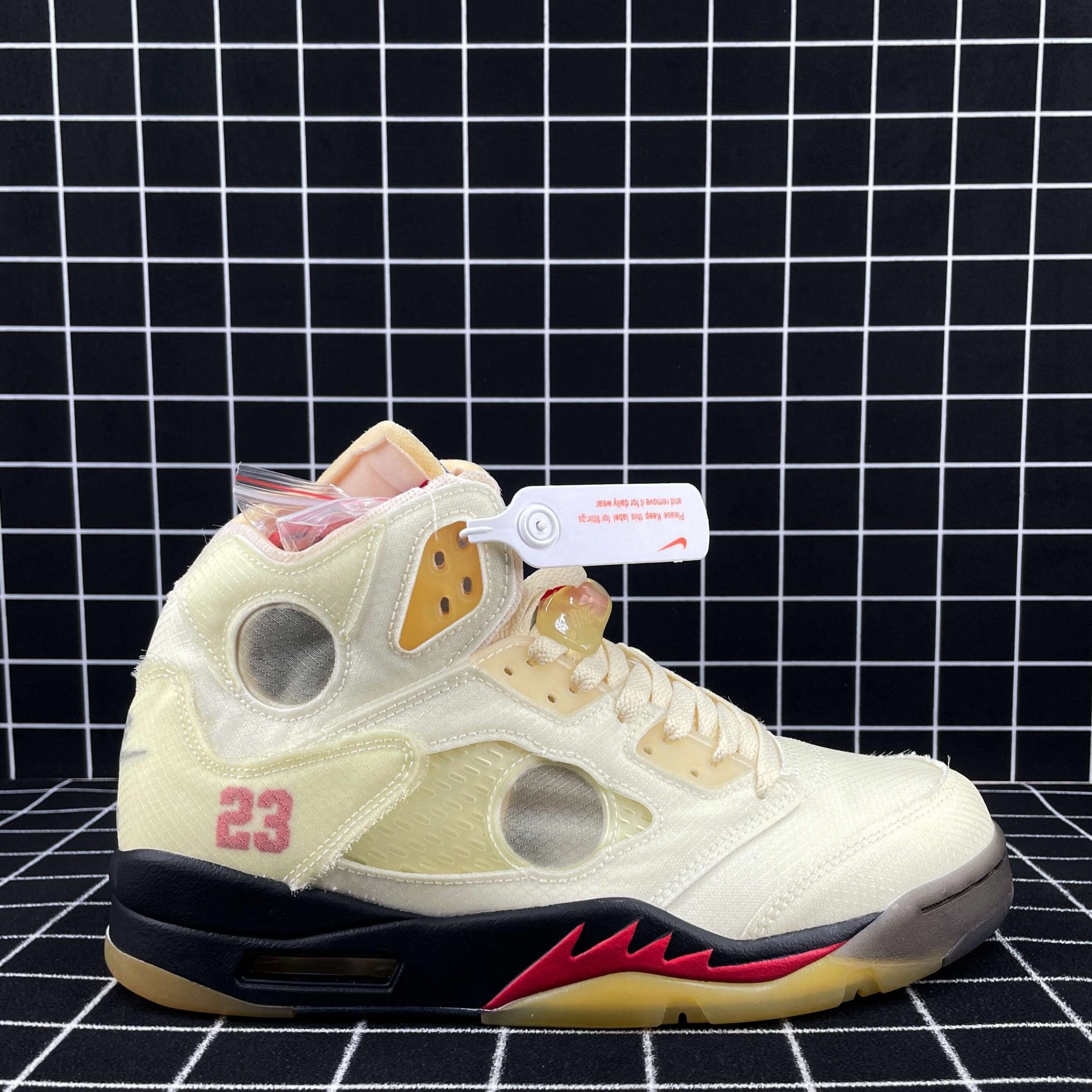 Jordan 5 Retro White Sail Replica