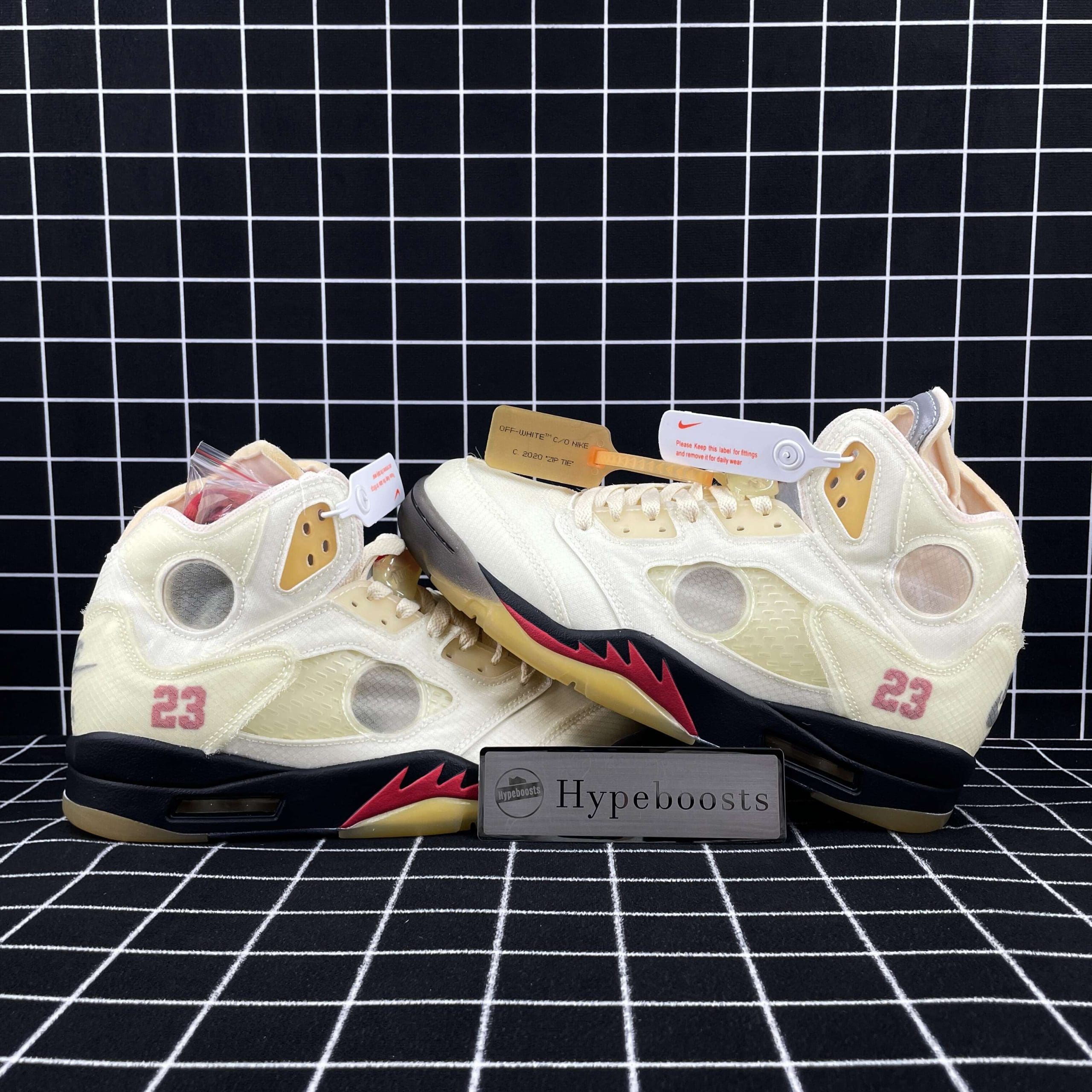 Jordan 5 Retro White Sail Replica