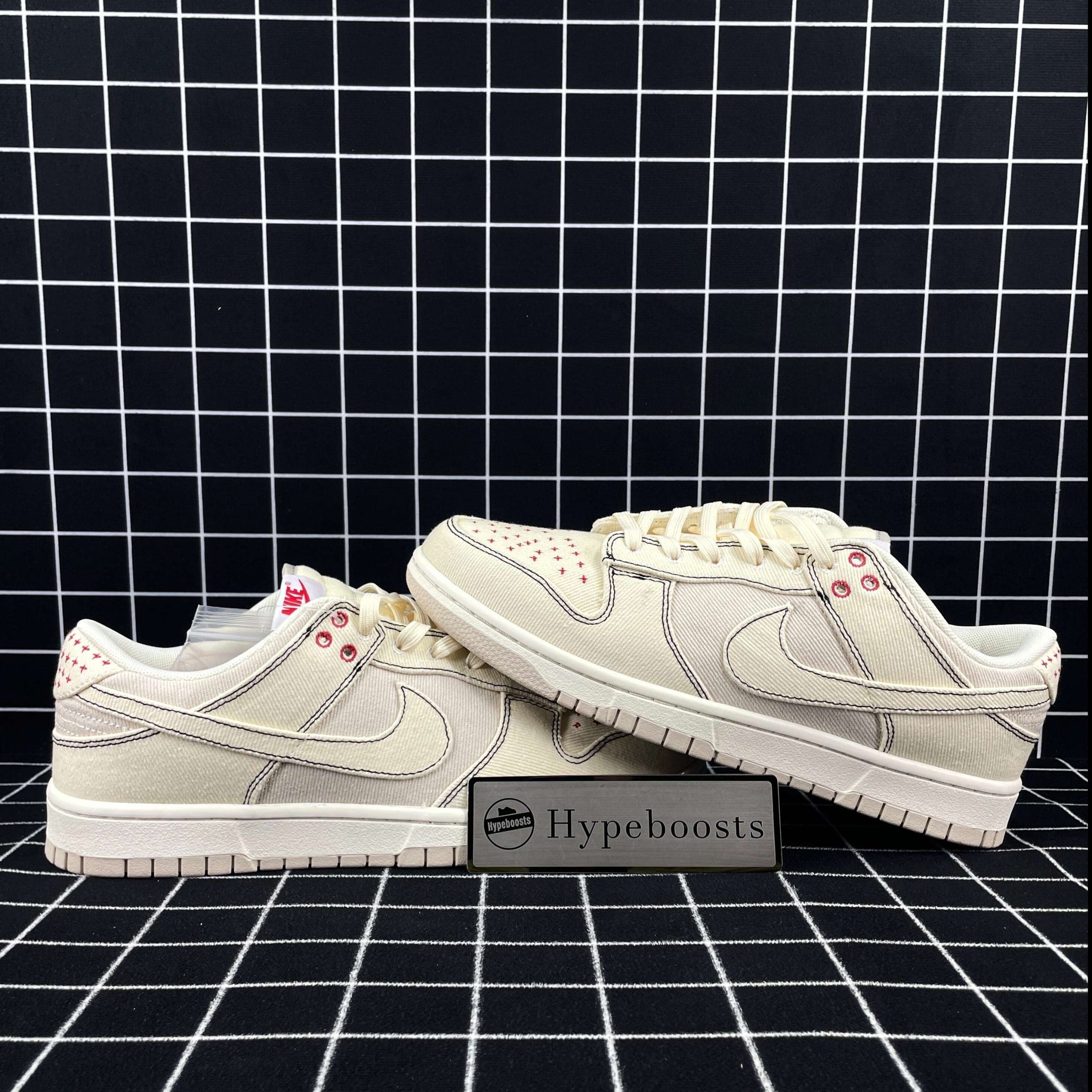 Nike Dunk Low Light Orewood Brown Sashiko Replica