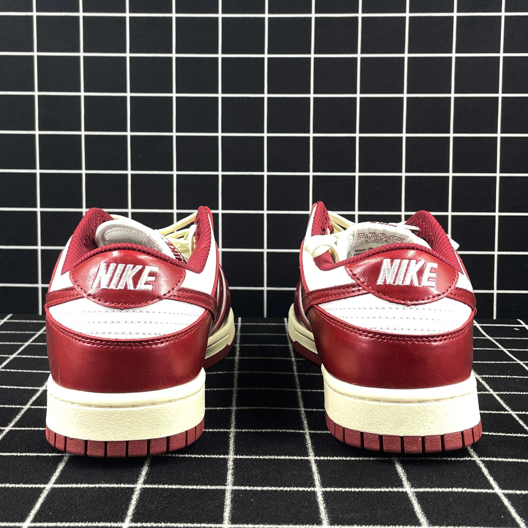 Nike Dunk Low PRM Vintage Team Red Replica