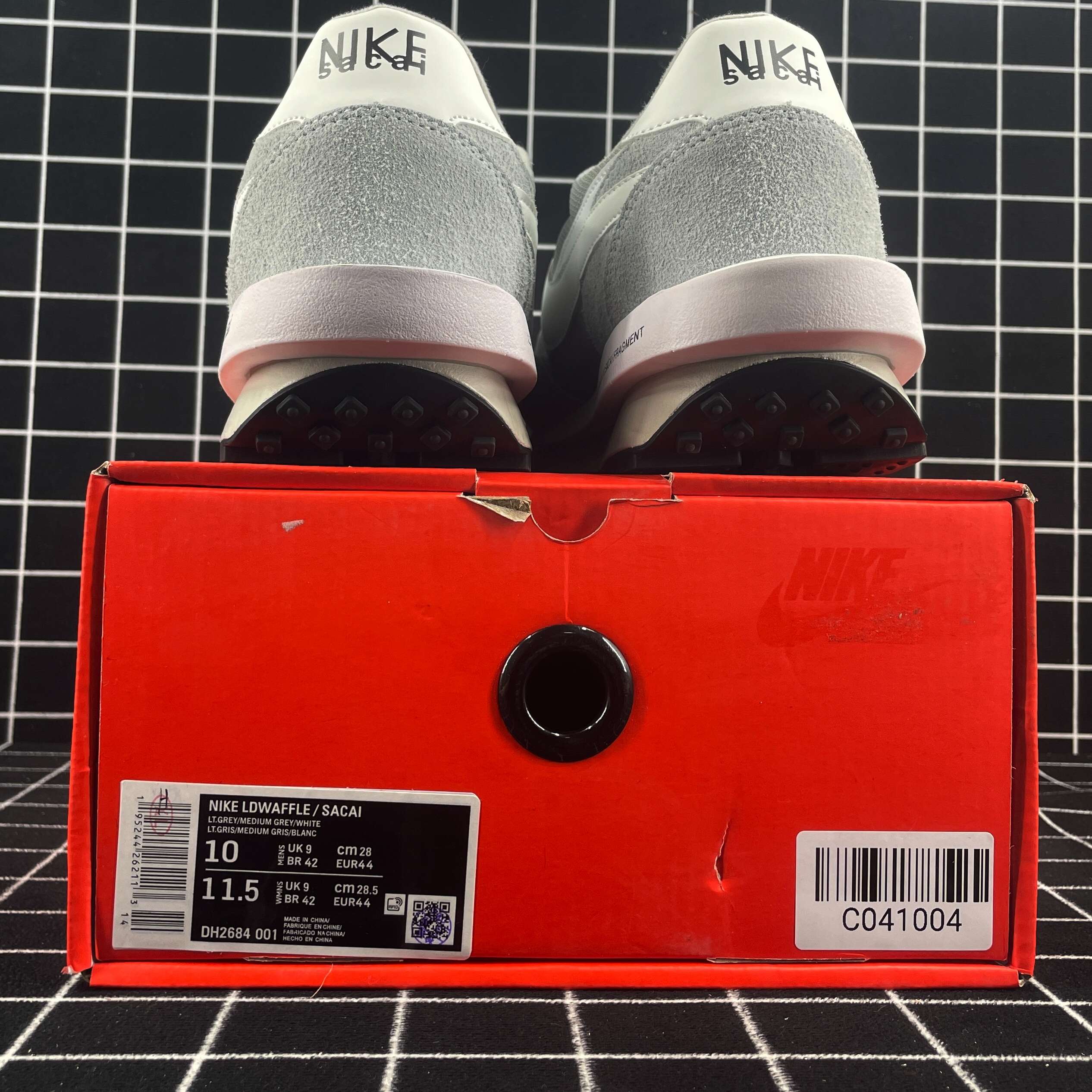 Nike LD Waffle SF Sacai Fragment Grey Replica