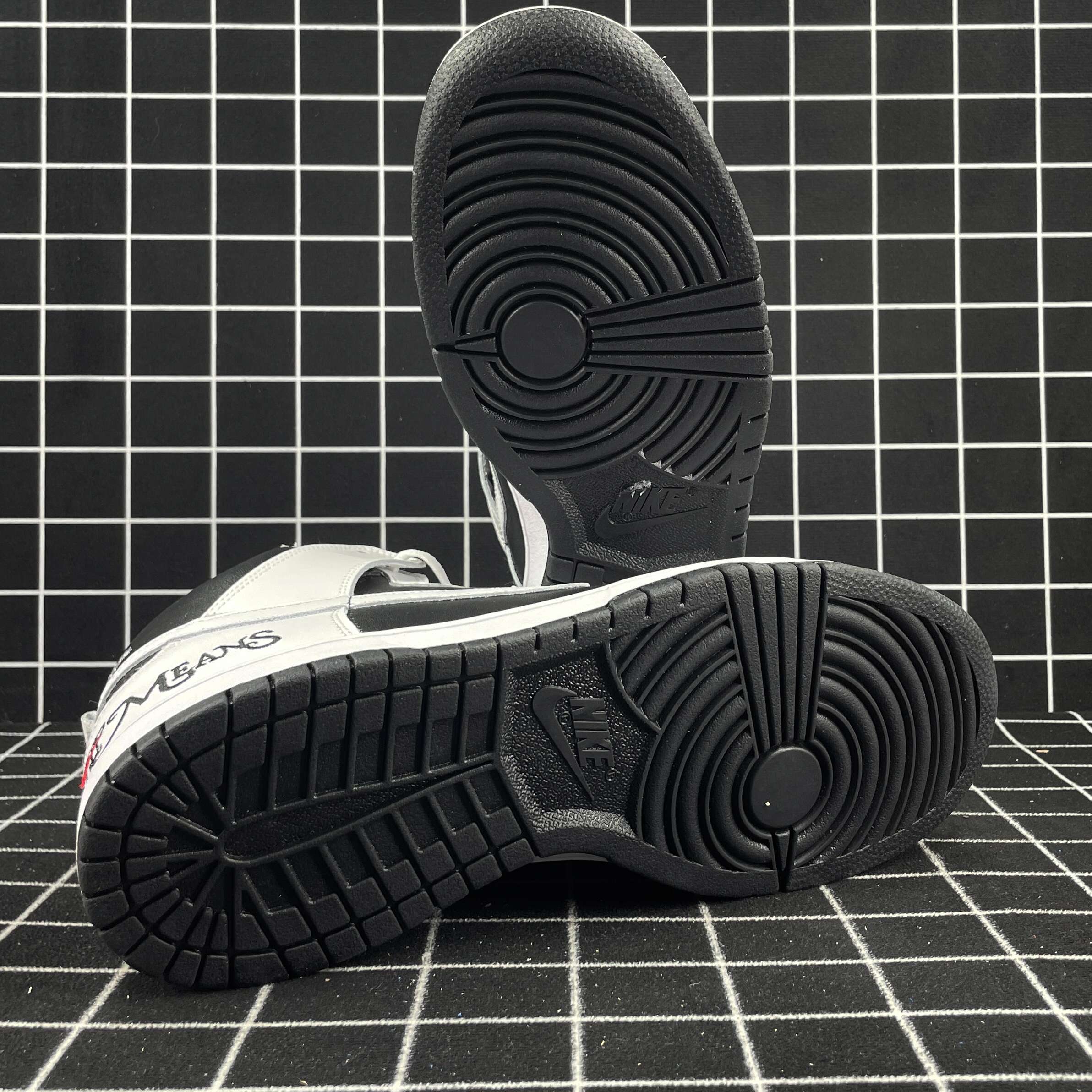 nike sb dunk high “S*pre by any means” black replica