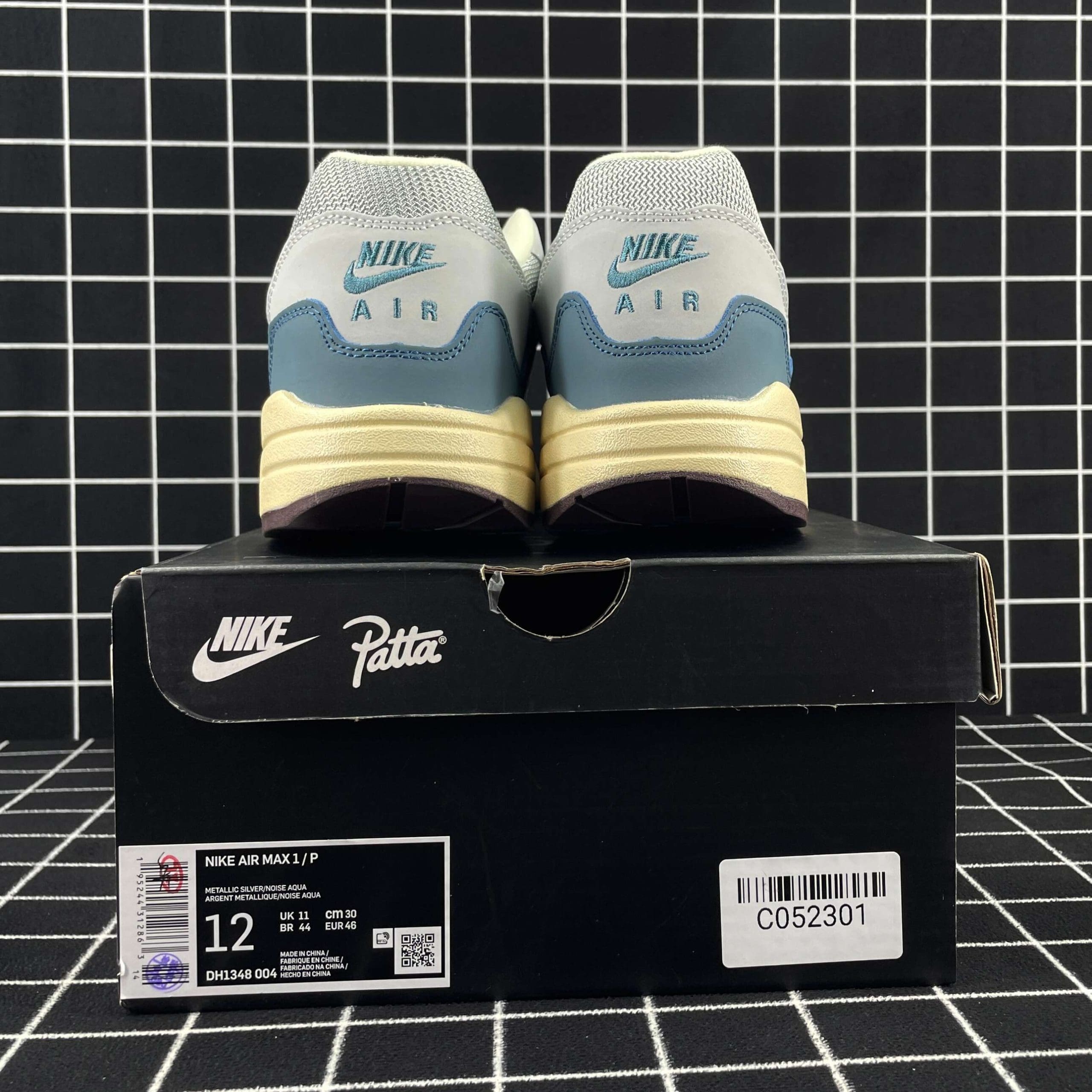 Patta x Air Max 1 Noise Aqua Replica