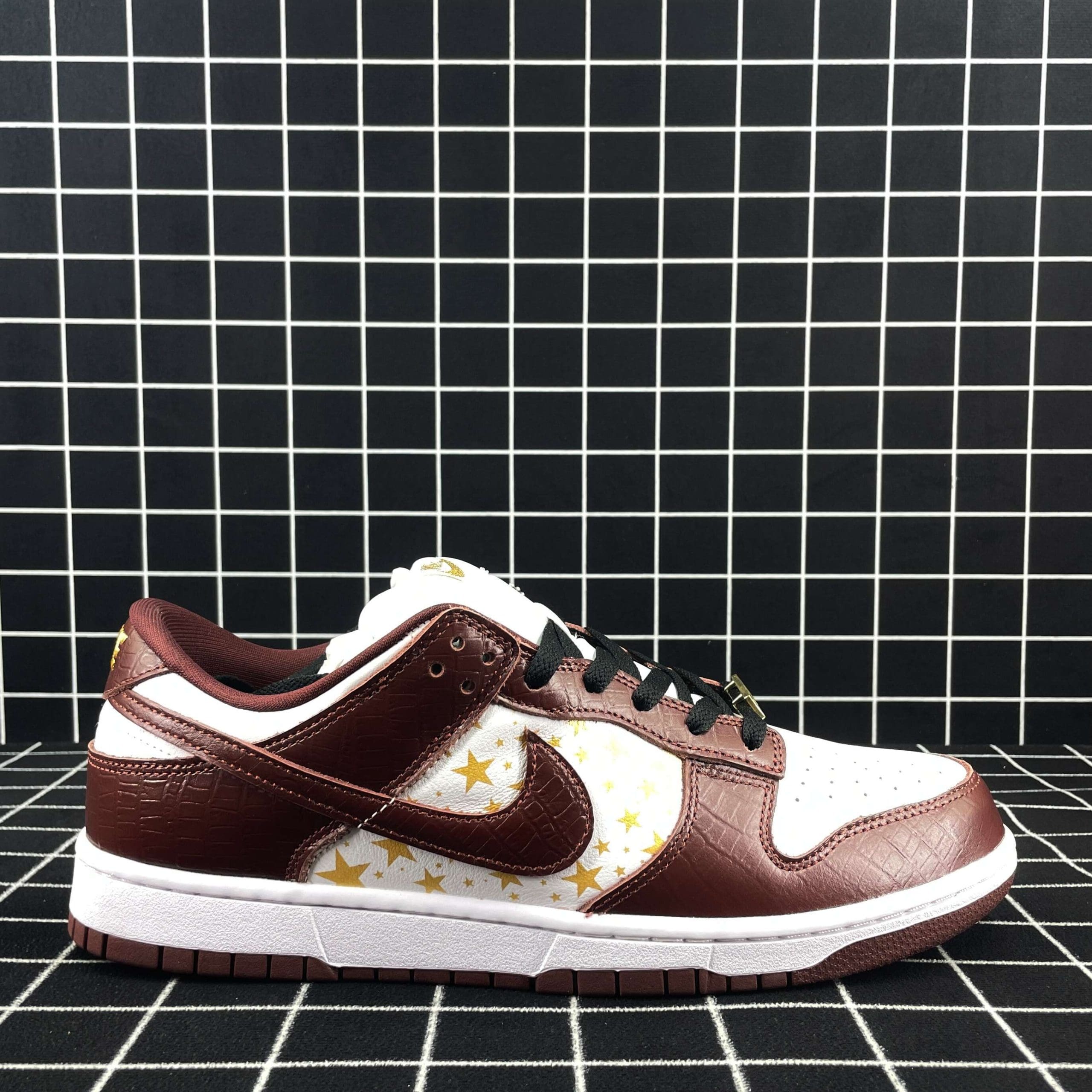 S*pre x dunk low og sb qs barkroot brown replica