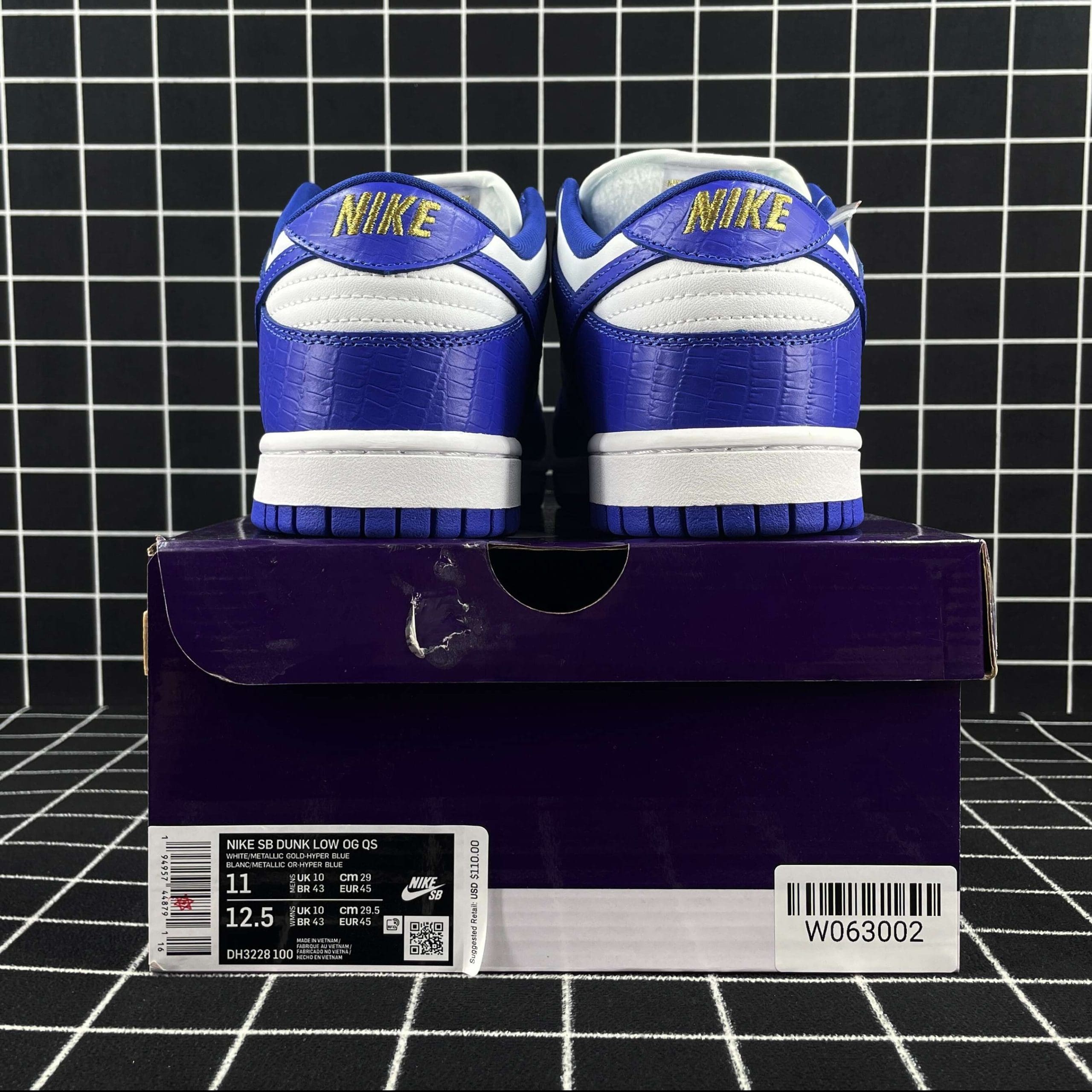 S*pre x dunk low og sb qs hyper royal replica