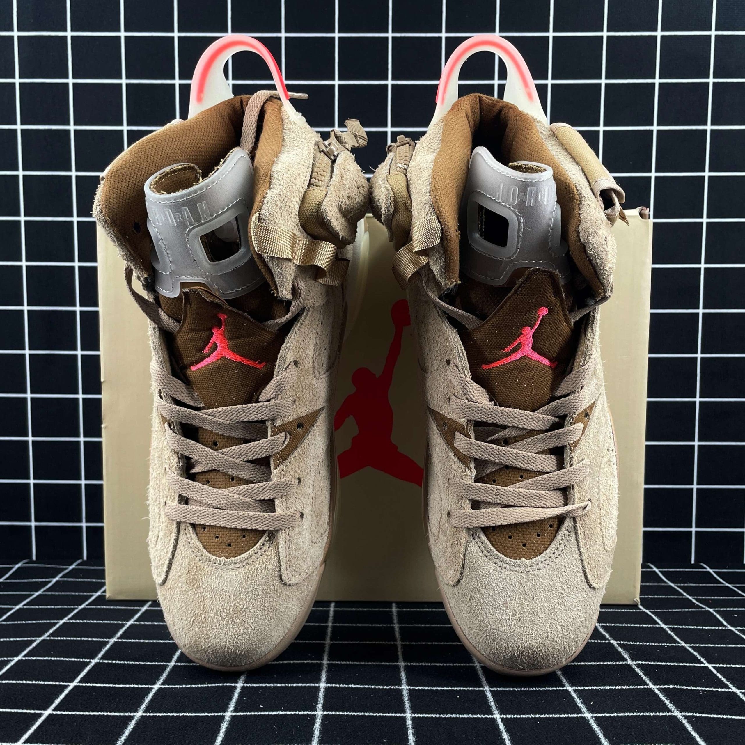 Travis Scott x Air Jordan 6 Retro British Khaki Replica