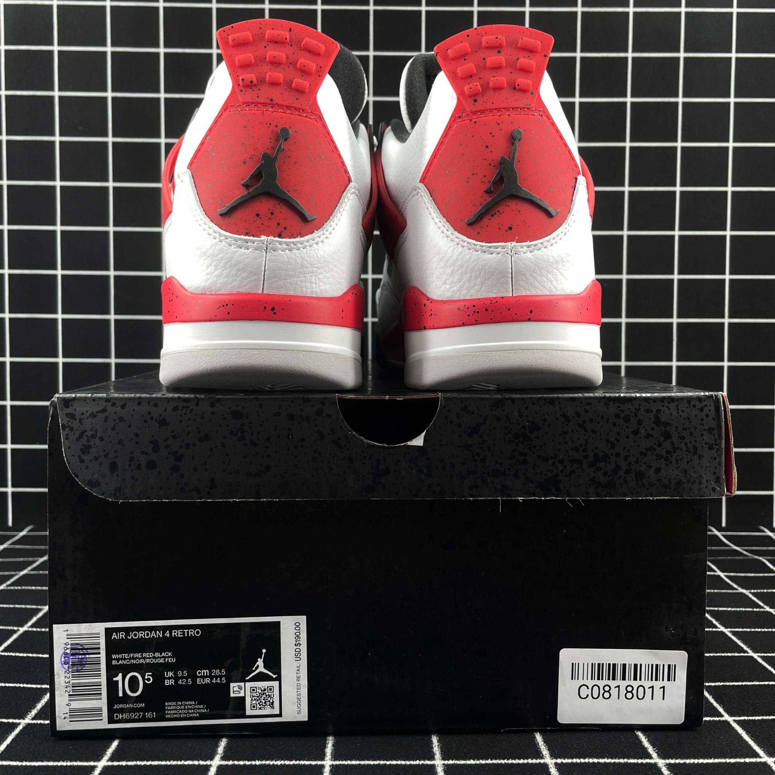 Jordan 4 Retro Red Cement Replica