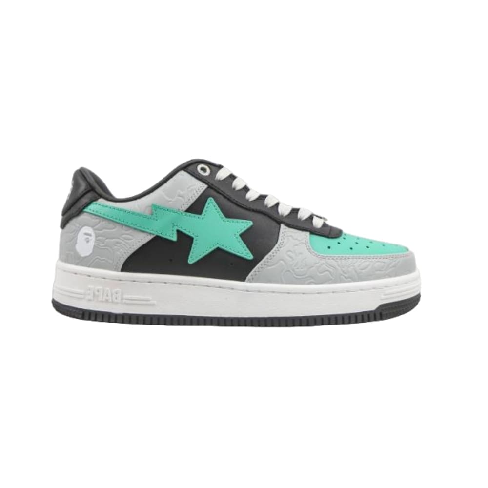 A Bathing Ape Bape Sta Low Grey Green Replica