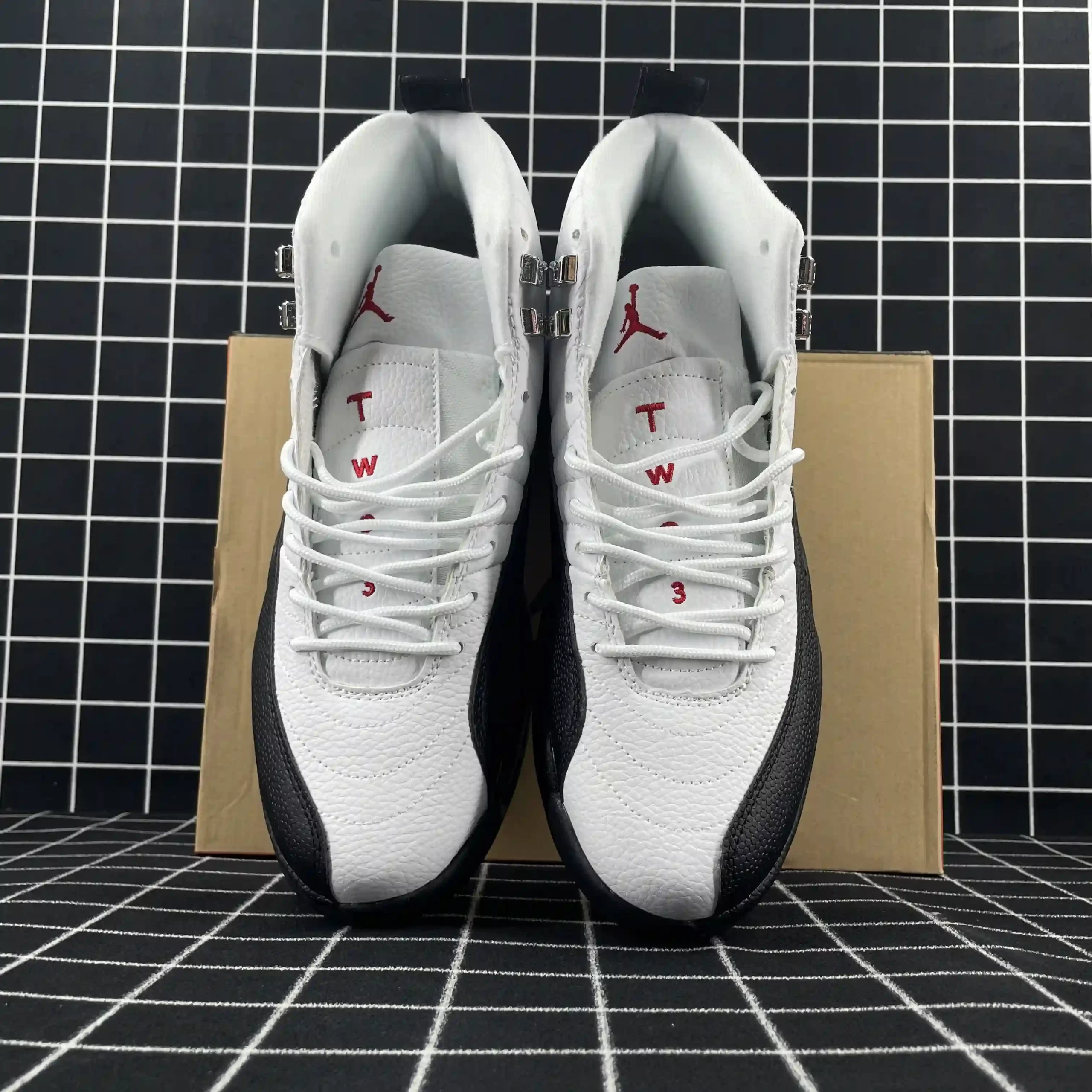 Air Jordan 12 Red Taxi Replica