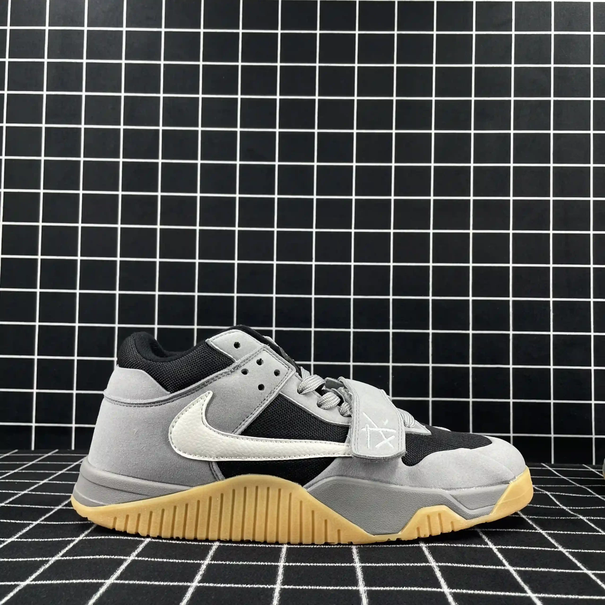 Travis Scott x Jordan Cut The Check Grey Black Replica