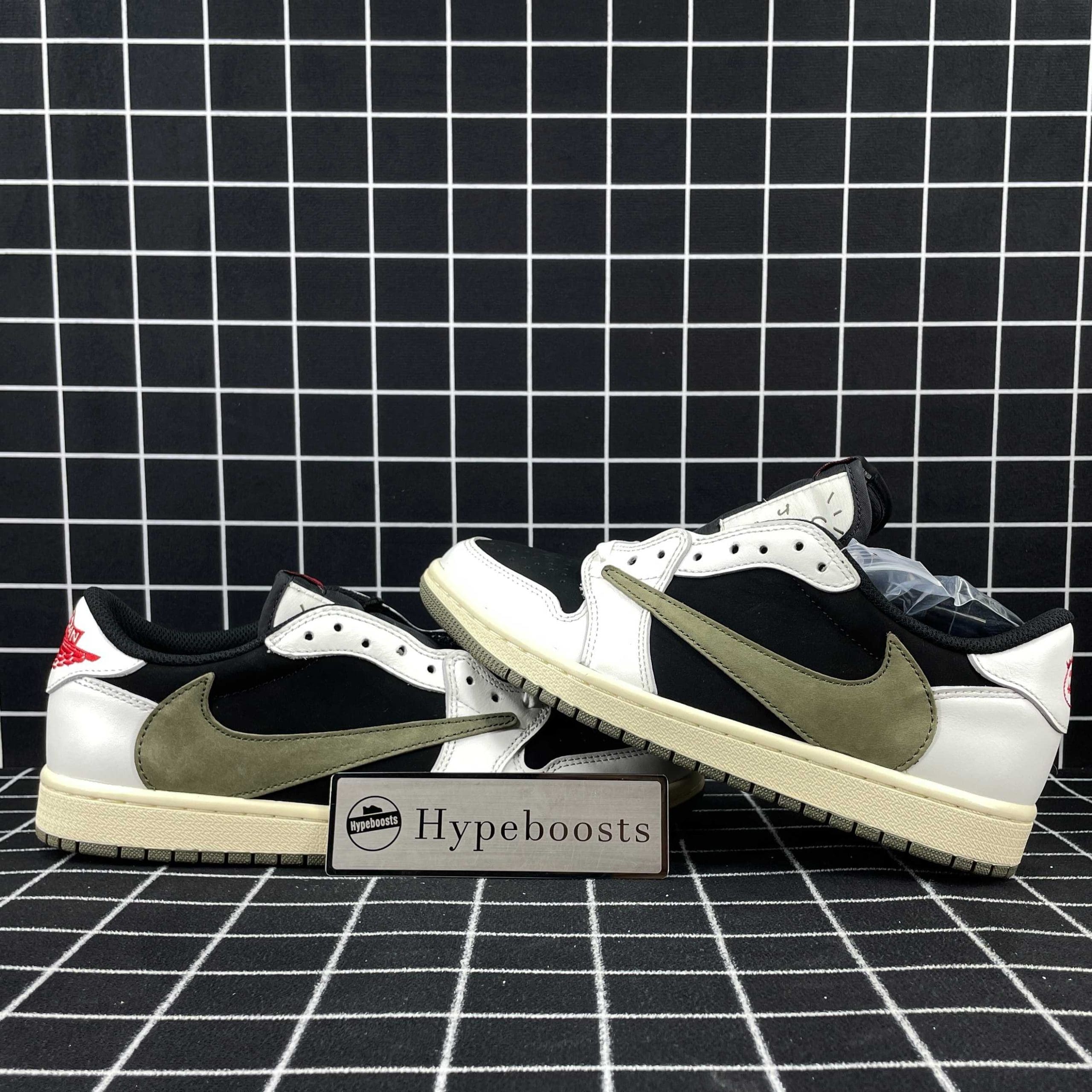 Jordan 1 Retro Low OG SP Travis Scott Olive Replica