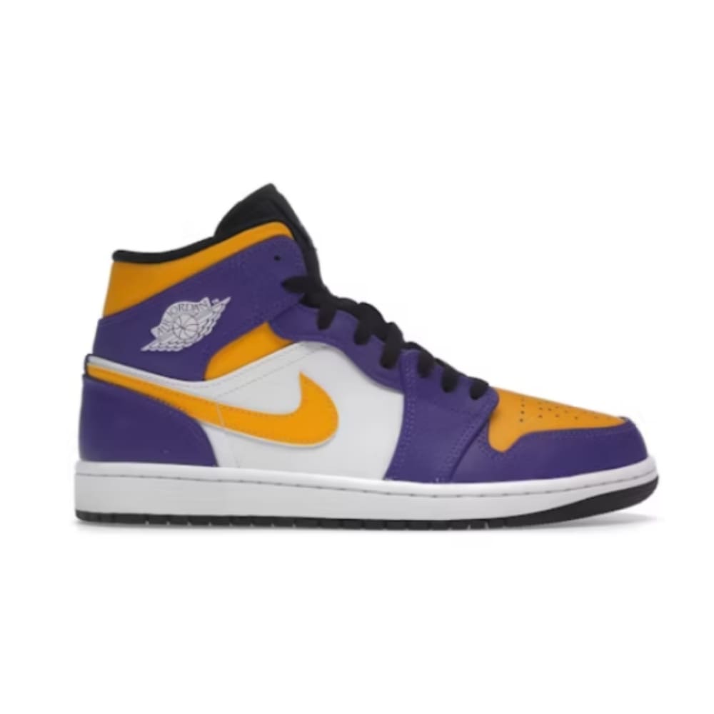 Jordan 1 Mid Lakers Replica