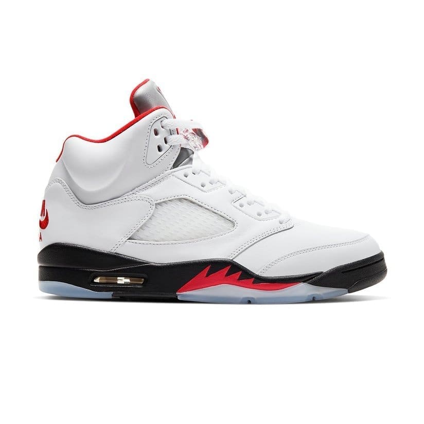 Jordan 5 Retro Fire Red Silver Tongue (2020) Replica