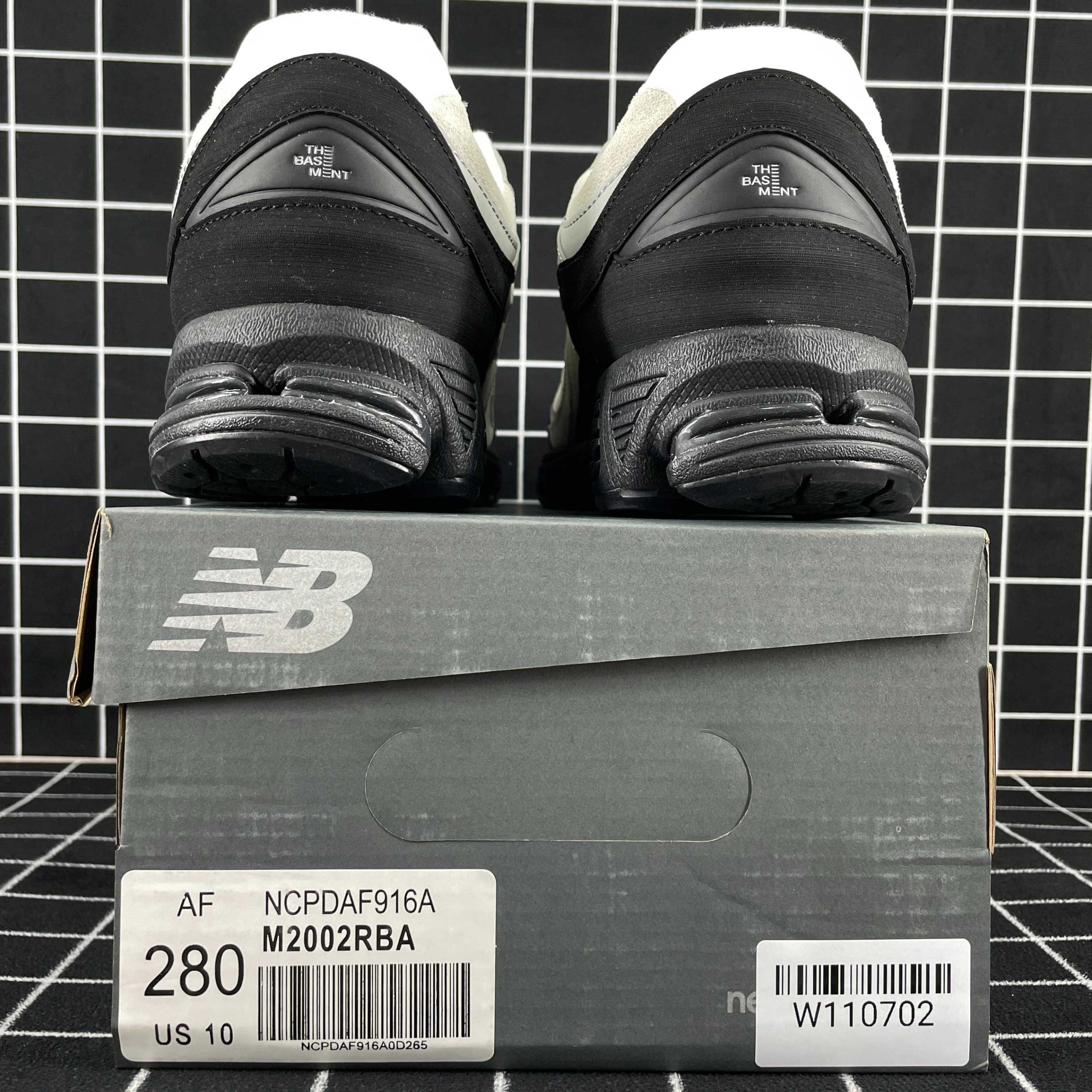 New Balance 2002R The Basement Grey Sail Black Replica