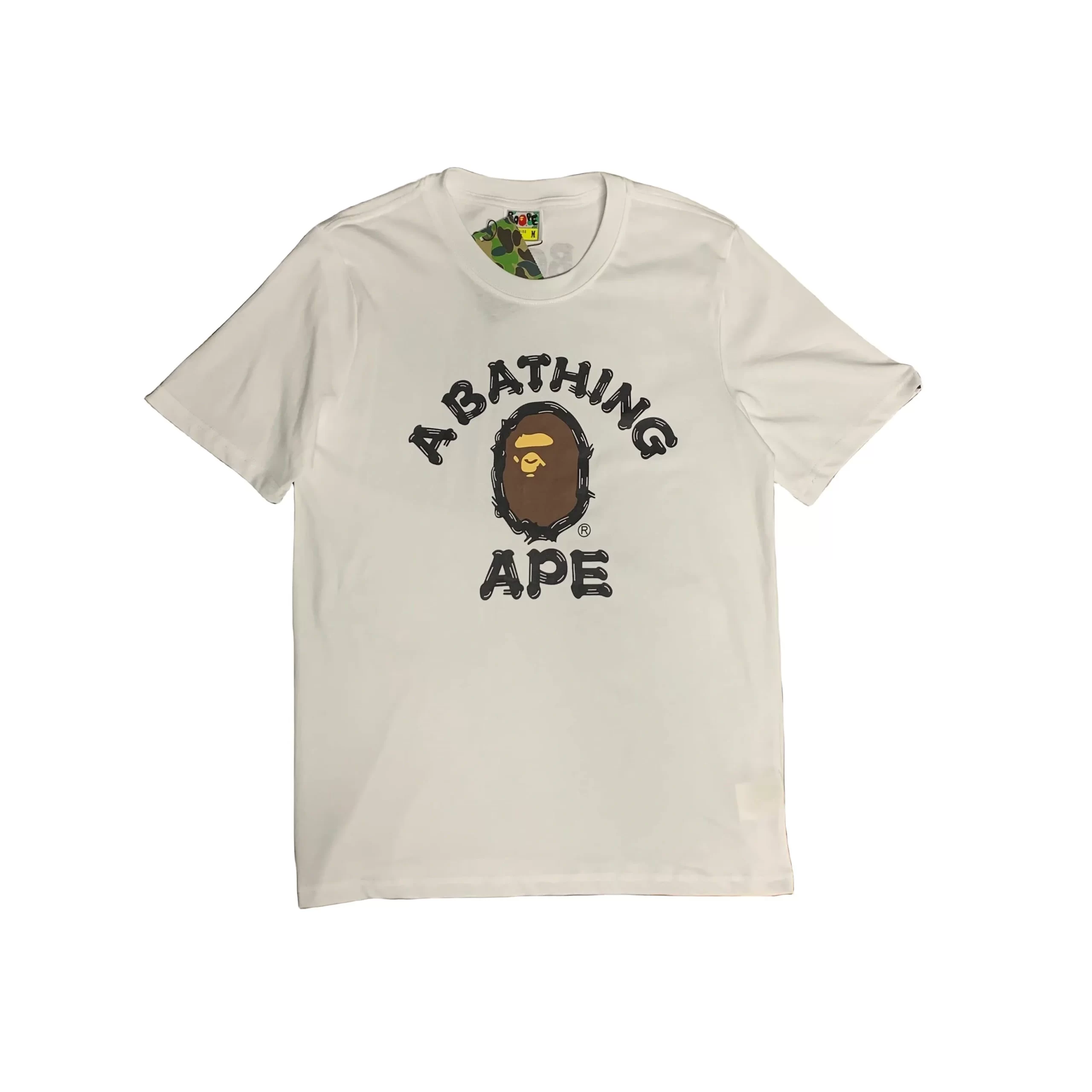 2023 APE Classic Small Ape Paint Print T to Shirt Cotton Loose Unisex Style 1