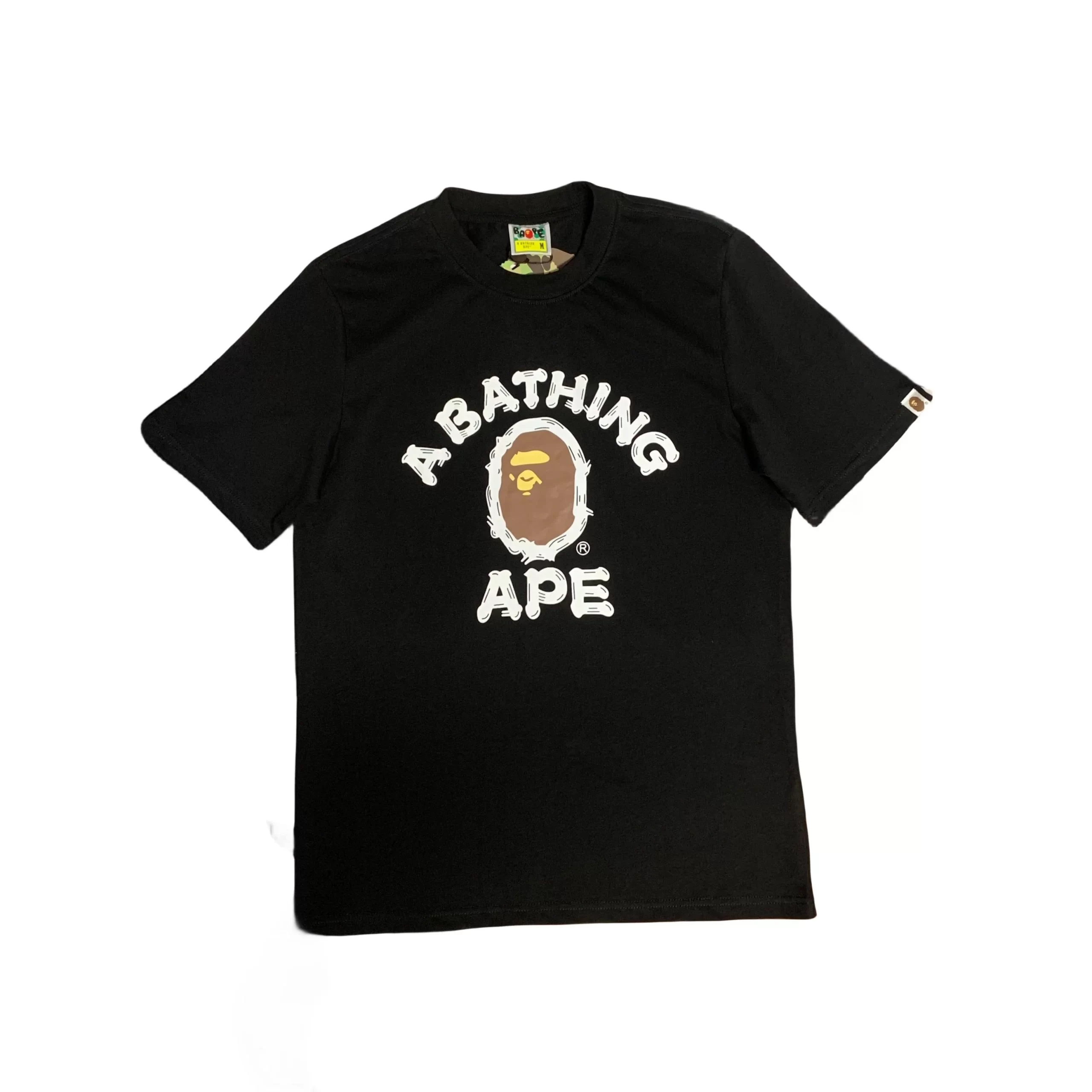 2023 APE Classic Small Ape Paint Print T to Shirt Cotton Loose Unisex