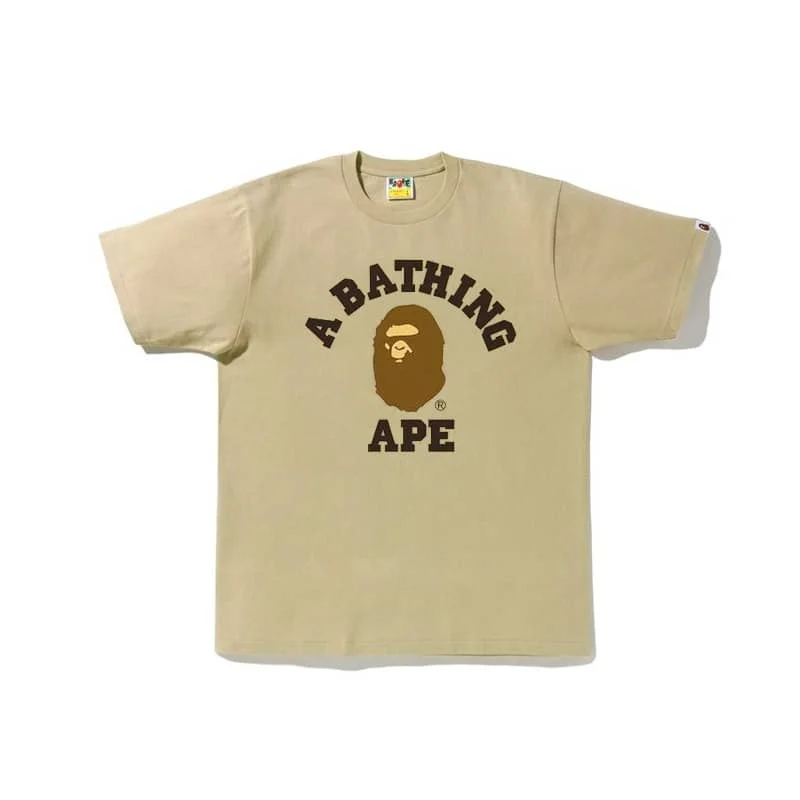 2023 APE Orange Lightning Brown Ape Print Loose Cartoon T to Shirt Unisex Style 22