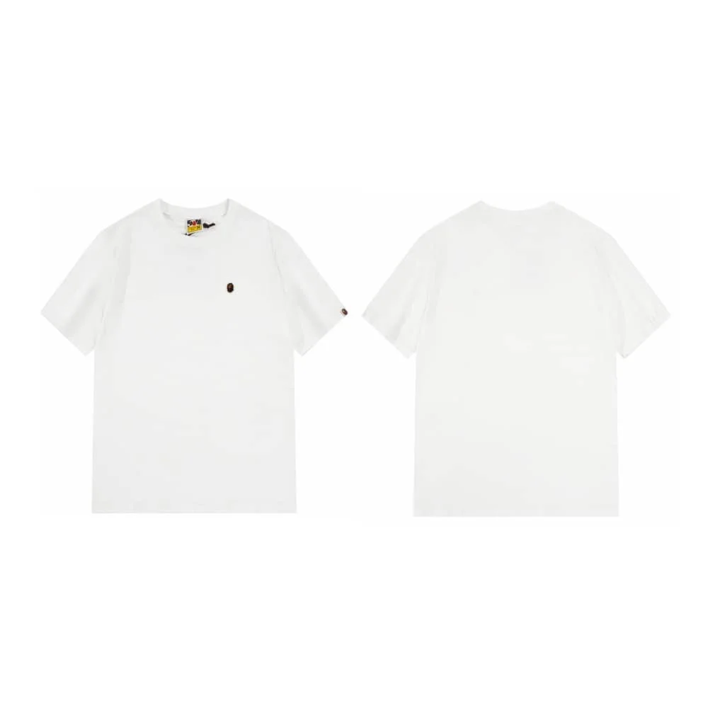 2023 Summer New APE Embroidered Small Ape Logo T to Shirt Cotton Unisex Style 1