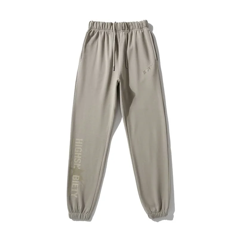 2024 APE FOG Style Print Embroidery Star Long Pants Casual Fleece Unisex Style 1